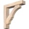 Ekena Millwork Balboa Block Smooth Bracket w/ Offset Brace, Douglas Fir, 5 1/2"W x 26"D x 26"H BKT0604X26X26BOA05SDF - alternate 1